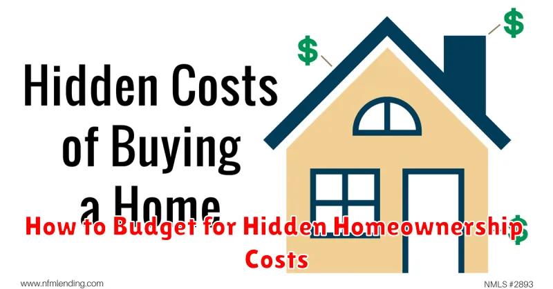 How to Budget for Hidden Homeownership Costs