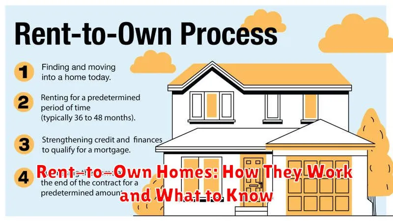 Rent-to-Own Homes: How They Work and What to Know