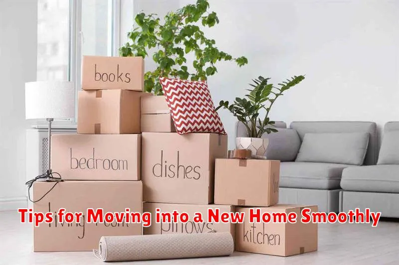 Tips for Moving into a New Home Smoothly